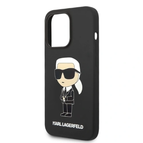 Kup Etui Karl Lagerfeld KLHMP14LSNIKBCK Apple iPhone 14 Pro hardcase fekete/black Silicone NFT Ikonik Magsafe - KLD1257 - {ean13} - Sklep Home Screen
