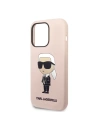 Kup Etui Karl Lagerfeld KLHMP14LSNIKBCP Apple iPhone 14 Pro hardcase rózsaszín/pink Silicone NFT Ikonik Magsafe - KLD1258 - {ean13} - Sklep Home Screen