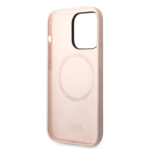 Kup Etui Karl Lagerfeld KLHMP14LSNIKBCP Apple iPhone 14 Pro hardcase rózsaszín/pink Silicone NFT Ikonik Magsafe - KLD1258 - {ean13} - Sklep Home Screen