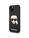 Kup Etui Karl Lagerfeld KLHMP14MSLKHBK Apple iPhone 14 Plus / 15 Plus hardcase černý/black Silicone Karl`s Head Magsafe - KLD1259 - {ean13} - Sklep Home Screen