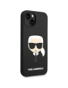 Kup Etui Karl Lagerfeld KLHMP14MSLKHBK Apple iPhone 14 Plus / 15 Plus hardcase černý/black Silicone Karl`s Head Magsafe - KLD1259 - {ean13} - Sklep Home Screen