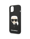Kup Etui Karl Lagerfeld KLHMP14MSLKHBK Apple iPhone 14 Plus / 15 Plus hardcase černý/black Silicone Karl`s Head Magsafe - KLD1259 - {ean13} - Sklep Home Screen
