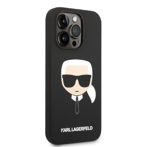 Kup Etui Karl Lagerfeld KLHMP14XSLKHBK Apple iPhone 14 Pro Max hardcase černý/black Silicone Karl`s Head Magsafe - KLD1262 - {ean13} - Sklep Home Screen