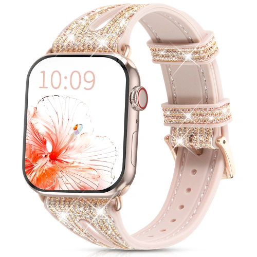 Buy Band Kingxbar New Chameleon for Apple Watch 4/5/6/7/SE/8/9 44/45mm gold - KGX487 - {ean13} - Home Screen Store Europe