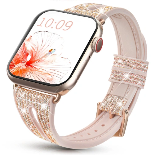 Buy Band Kingxbar New Chameleon for Apple Watch 4/5/6/7/SE/8/9 44/45mm gold - KGX487 - {ean13} - Home Screen Store Europe