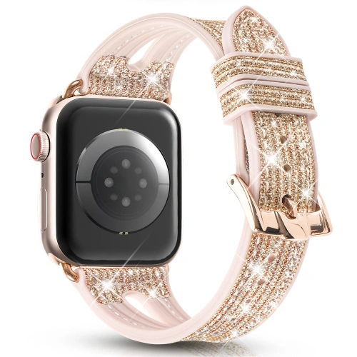 Buy Band Kingxbar New Chameleon for Apple Watch 4/5/6/7/SE/8/9 44/45mm gold - KGX487 - {ean13} - Home Screen Store Europe