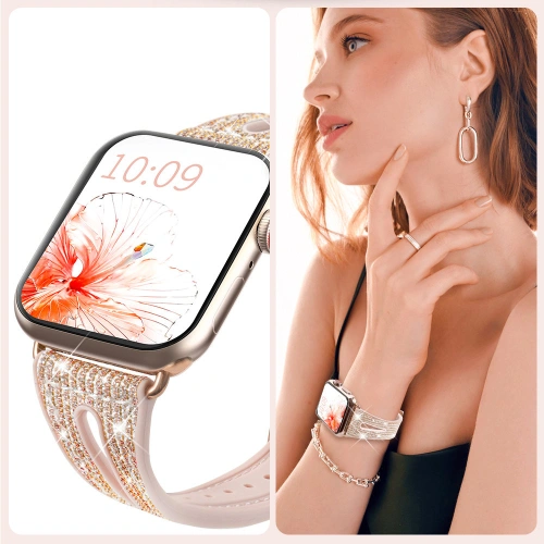 Buy Band Kingxbar New Chameleon for Apple Watch 4/5/6/7/SE/8/9 44/45mm gold - KGX487 - {ean13} - Home Screen Store Europe