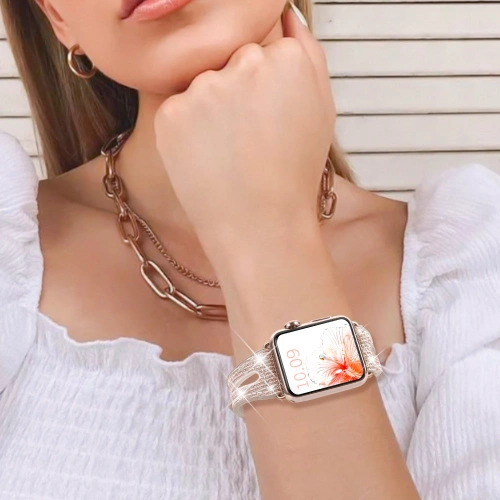 Buy Band Kingxbar New Chameleon for Apple Watch 4/5/6/7/SE/8/9 44/45mm gold - KGX487 - {ean13} - Home Screen Store Europe