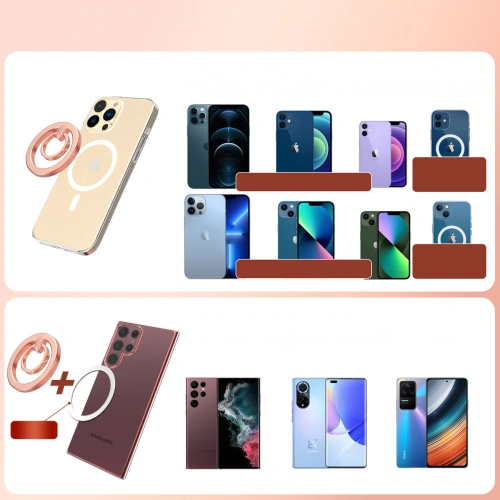 Kup Uchop na prst/stojan Kingxbar Katie růžový - KGX490 - {ean13} - Sklep Home Screen