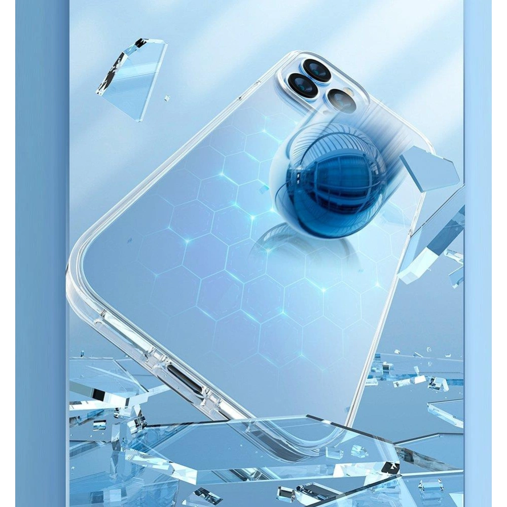 Etui Kingxbar Elegant Apple iPhone 13 przezroczysty