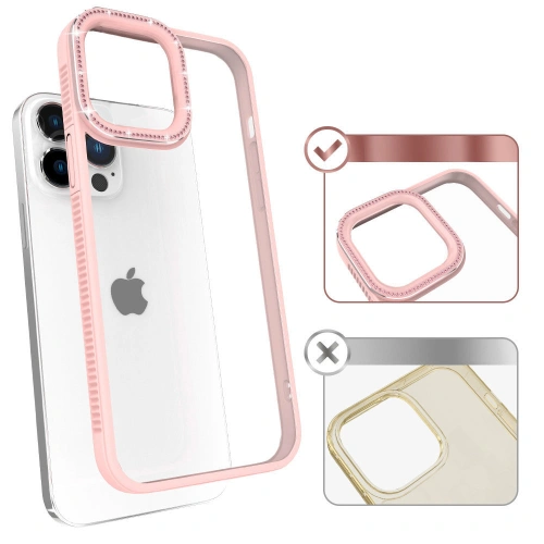 Buy Kingxbar Sparkle Apple iPhone 13 Pro Max pink - KGX506 - {ean13} - Home Screen Store Europe