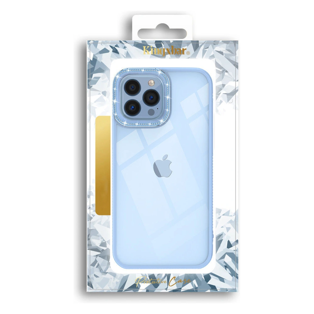 Etui Kingxbar Sparkle Apple iPhone 13 Pro Max niebieski