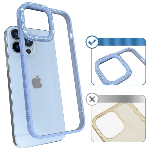 Kup Etui Kingxbar Sparkle Apple iPhone 13 Pro Max modrý - KGX509 - {ean13} - Sklep Home Screen