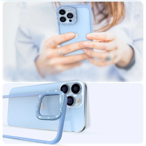 Kup Case Kingxbar Sparkle Apple iPhone 13 Pro Max blau - KGX509 - {ean13} - Sklep Home Screen