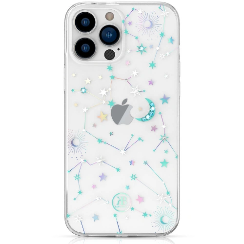 Kup Case Kingxbar Lucky Swarovski Apple iPhone 13 Pro Max transparent (Zodiac) - KGX512 - {ean13} - Sklep Home Screen
