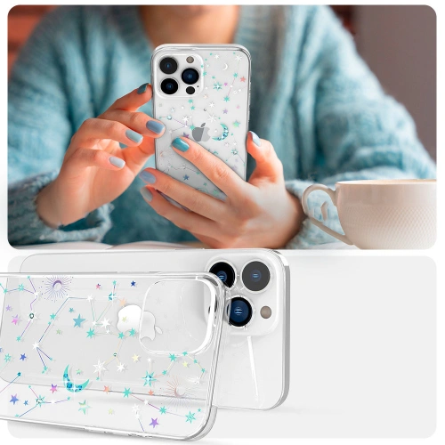 Buy Kingxbar Lucky Swarovski Apple iPhone 13 Pro Max clear (Zodiac) - KGX512 - {ean13} - Home Screen Store Europe
