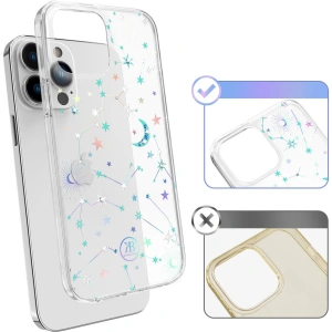 Kup Etui Kingxbar Lucky Swarovski Apple iPhone 13 Pro Max przezroczysty (Zodiac) - KGX512 - {ean13} - Sklep Home Screen