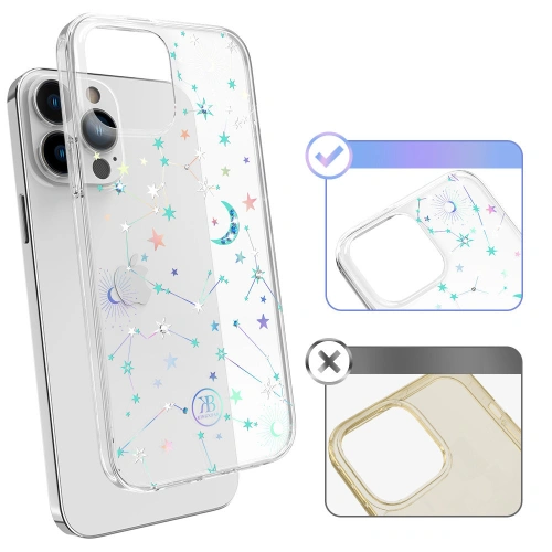 Kup Etui Kingxbar Lucky Swarovski Apple iPhone 13 Pro Max transparent (Zodiac) - KGX512 - {ean13} - Sklep Home Screen