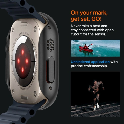 Kup Case Spigen Thin Fit Apple Watch Ultra 49mm Schwarz - SPN2570 - {ean13} - Sklep Home Screen