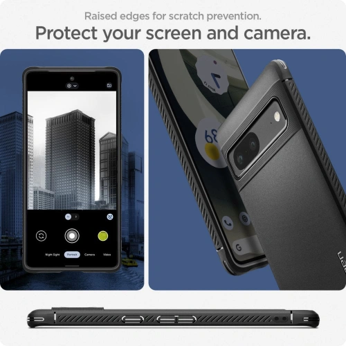 Buy Spigen Rugged Armor Google Pixel 7 Matte Black - SPN2572 - {ean13} - Home Screen Store Europe