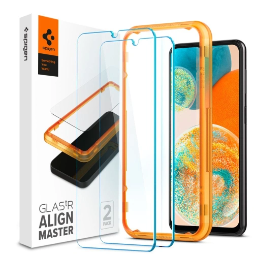 Buy Spigen GLAS.tR AlignMaster Samsung Galaxy A23 LTE/4G Clear [2 PACK] - SPN2574 - {ean13} - Home Screen Store Europe