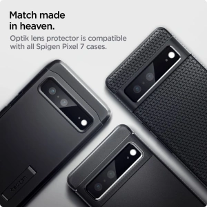 Kup Szkło hartowane na aparat Spigen Optik.tr Camera Protector Google Pixel 7 Black [2 PACK] - SPN2575 - {ean13} - Sklep Home Screen