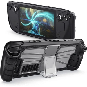 Kup Etui Tech-Protect Defense Valve Steam Deck LCD / OLED Černá/Průhledná - THP1542 - {ean13} - Sklep Home Screen
