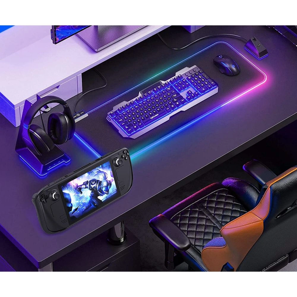 Etui Tech-Protect Defense Valve Steam Deck LCD / OLED Black/Clear