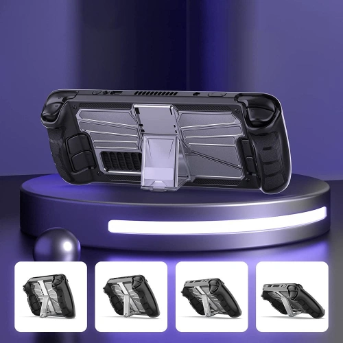 Kup Etui Tech-Protect Defense Valve Steam Deck LCD / OLED Černá/Průhledná - THP1542 - {ean13} - Sklep Home Screen
