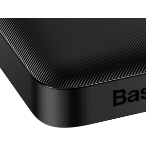 Powerbank Baseus Bipow Display 10000mAh 15W czarny (Overseas Edition) + kabel USB-A/microUSB 0.25m czarny