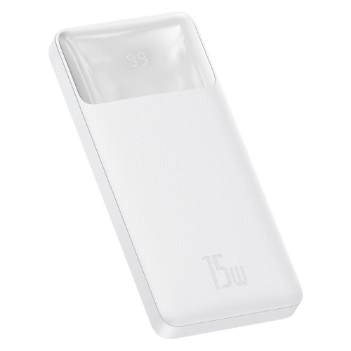 Kup Powerbank Baseus Bipow Display 10000mAh 15W alb (Overseas Edition) + cablu USB-A/microUSB 0.25m alb - BSU3676 - {ean13} - Sklep Home Screen
