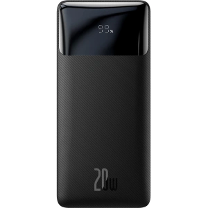 Powerbank Baseus Bipow 10000mAh 20W black (Overseas Edition) + USB-A/microUSB cable 0.25m black