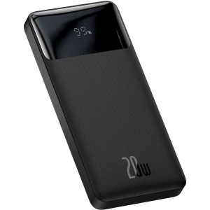 Powerbank Baseus Bipow 10000mAh 20W black (Overseas Edition) + USB-A/microUSB cable 0.25m black