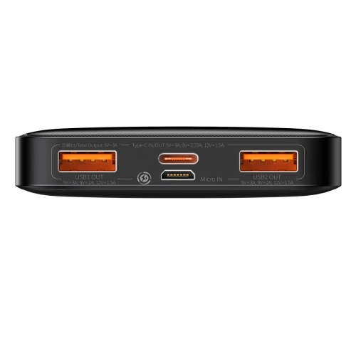 Kup Powerbank Baseus Bipow 10000mAh 20W negru (Versiunea pentru străinătate) + cablu USB-A/microUSB 0.25m negru - BSU3677 - {ean13} - Sklep Home Screen