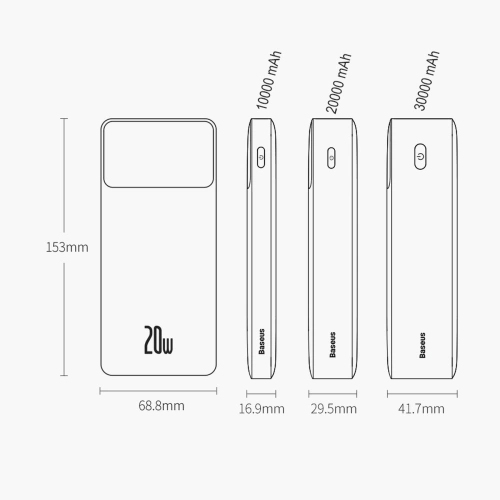 Kup Powerbank Baseus Bipow 10000mAh 20W negru (Versiunea pentru străinătate) + cablu USB-A/microUSB 0.25m negru - BSU3677 - {ean13} - Sklep Home Screen