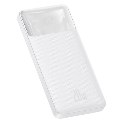Kup Powerbank Baseus Bipow 10000mAh 20W weiß (Overseas Edition) + USB-A/microUSB 0.25m weiß - BSU3678 - {ean13} - Sklep Home Screen