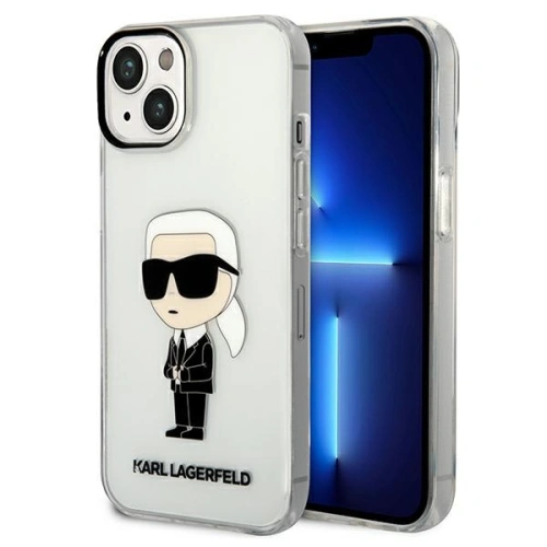Kup Etui Karl Lagerfeld KLHCP14SHNIKTCT Apple iPhone 14 carcasă transparentă din plastic Ikonik Karl Lagerfeld - KLD1267 - {ean13} - Sklep Home Screen