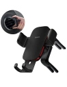 Uchytník do auta Baseus Metal AgeⅡ pro kulatou ventilační mřížku černý