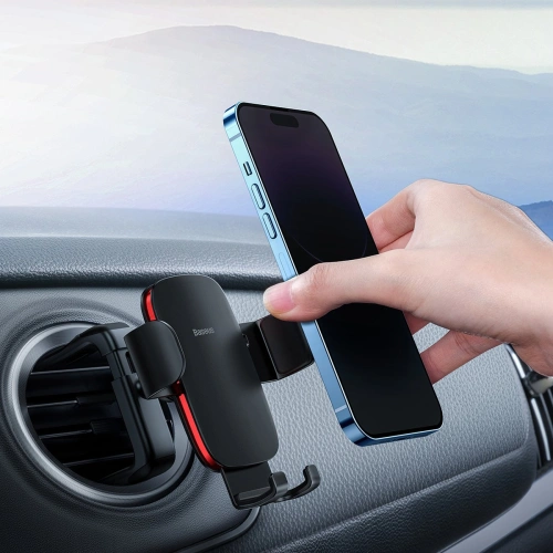 Buy Baseus Metal AgeⅡ gravity holder for round car air vent black - BSU3681 - {ean13} - Home Screen Store Europe