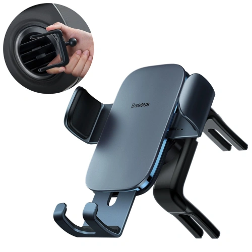 Buy Baseus Metal AgeⅡ gravity holder for round car air vent dark gray - BSU3682 - {ean13} - Home Screen Store Europe