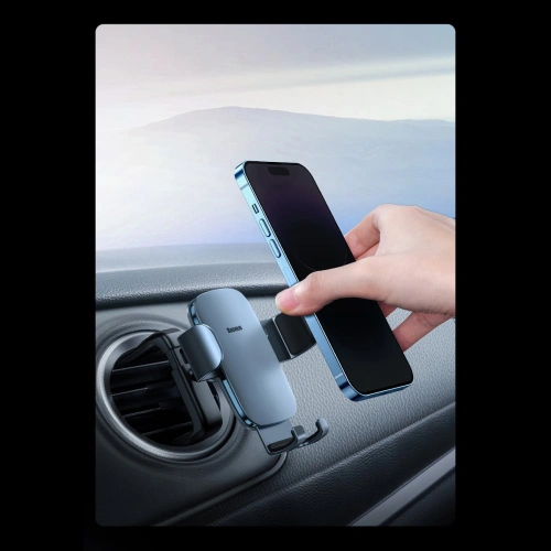 Buy Baseus Metal AgeⅡ gravity holder for round car air vent dark gray - BSU3682 - {ean13} - Home Screen Store Europe