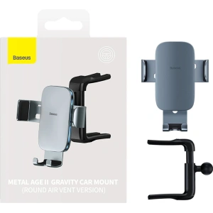 Kup Următorul auto Baseus Metal AgeⅡ pentru grila de ventilație rotundă gri închis - BSU3682 - {ean13} - Sklep Home Screen
