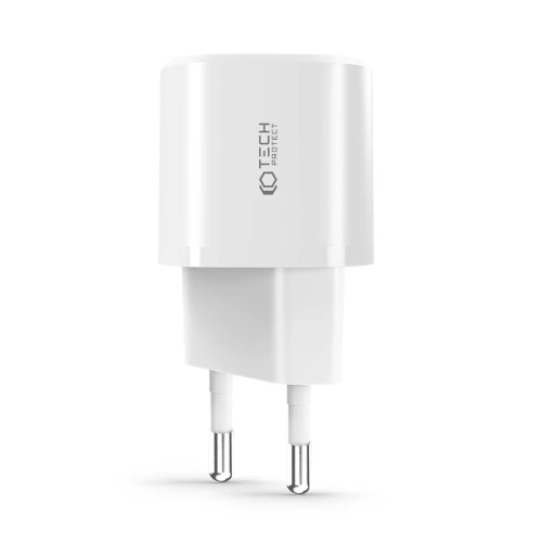 Kup Netzteil Tech-Protect C20W Mini 2-Port Netzwerk-Ladegerät PD 20W QC 3.0 Weiß - THP1554 - {ean13} - Sklep Home Screen