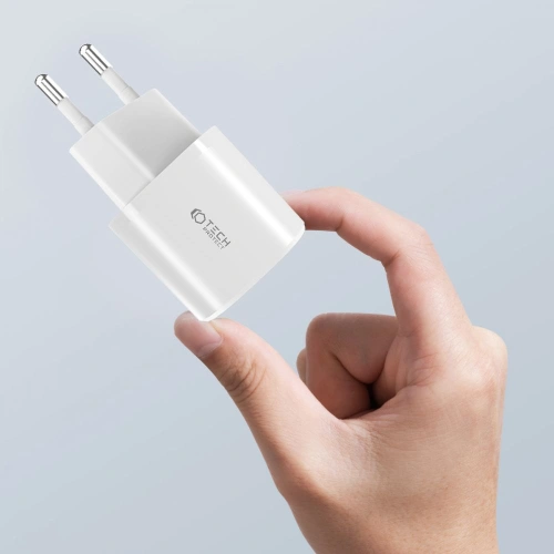 Kup Netzteil Tech-Protect C20W Mini 2-Port Netzwerk-Ladegerät PD 20W QC 3.0 Weiß - THP1554 - {ean13} - Sklep Home Screen