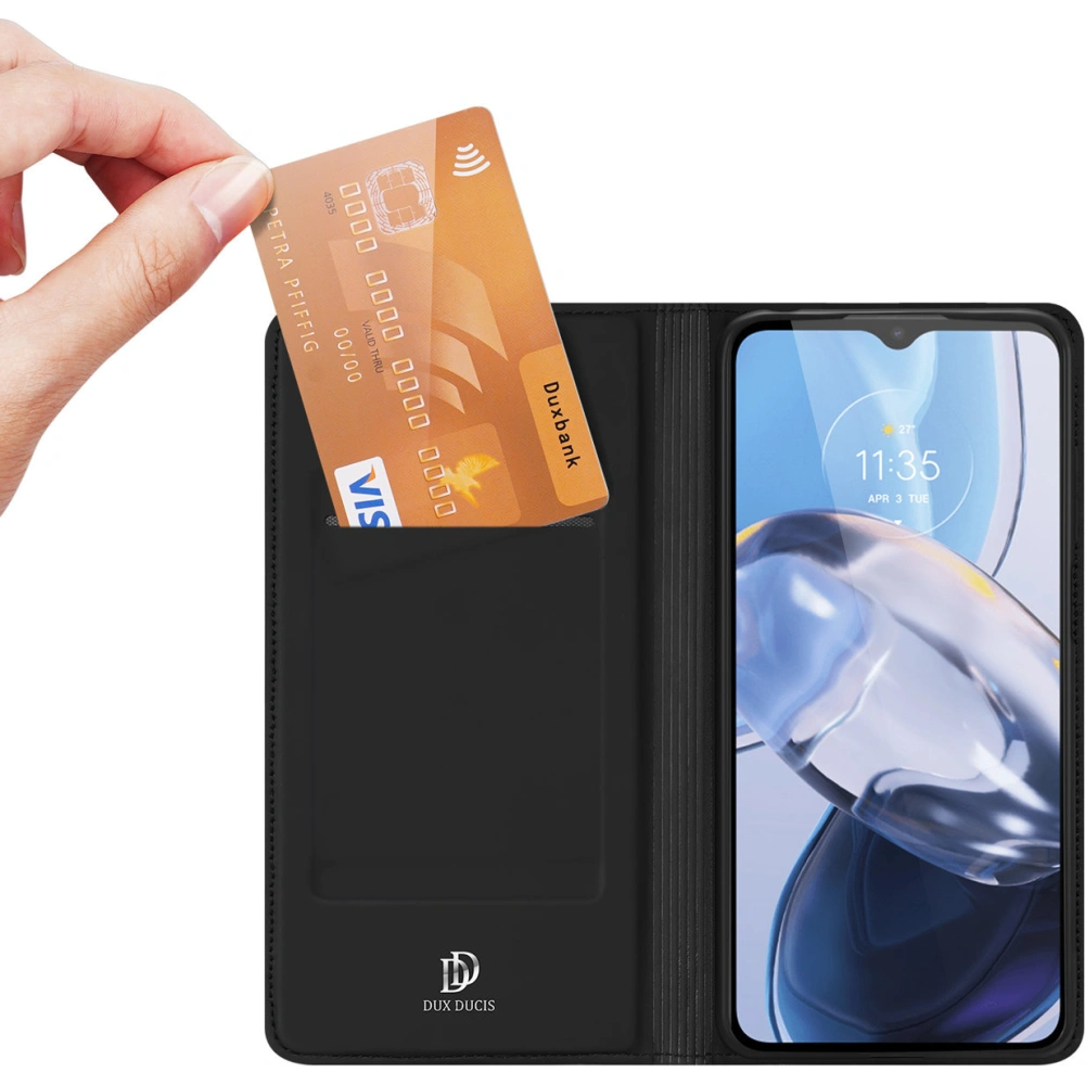 Etui Dux Ducis Skin Pro Motorola Moto E22i/E22 czarny