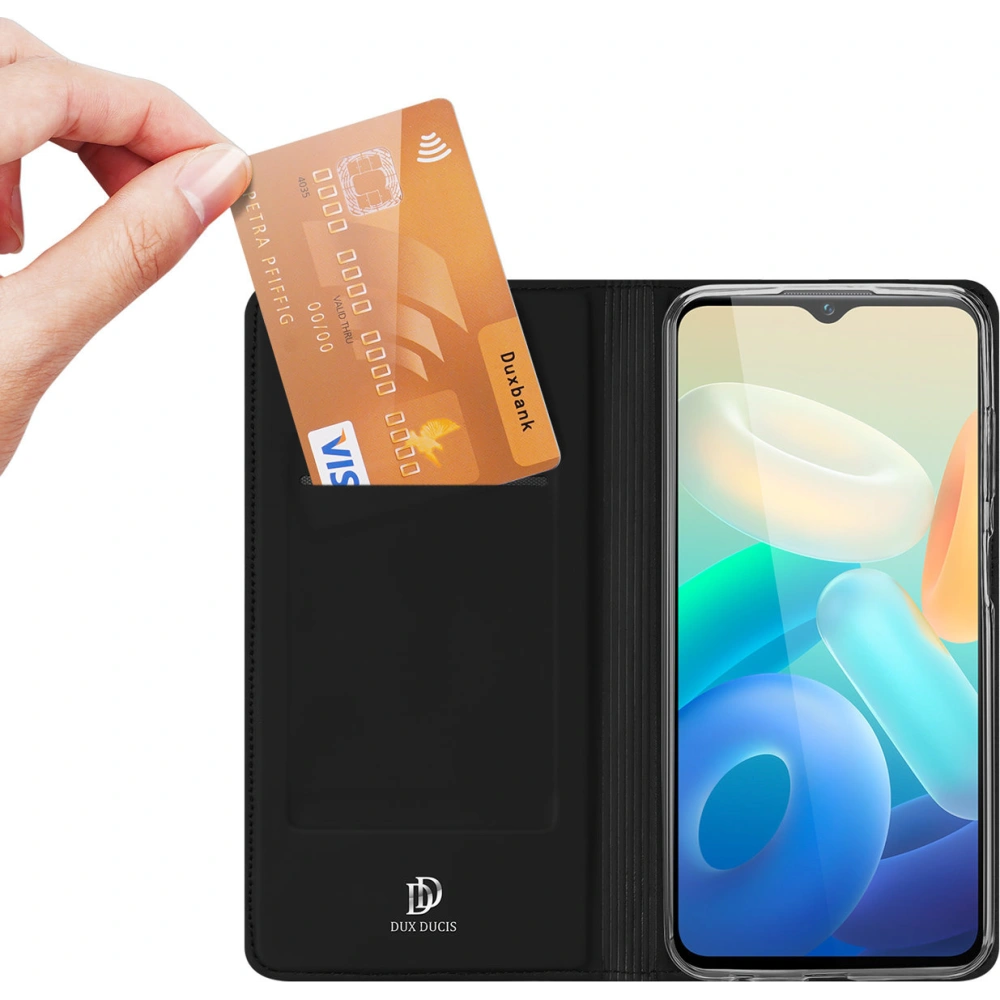 Etui Dux Ducis Skin Pro Vivo Y16/Y02s czarny