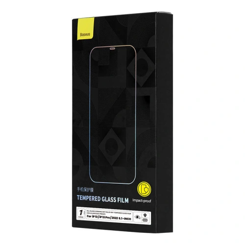 Kup Gehärtetes Glas Baseus Anti-Blaulicht 0.4mm Apple iPhone 14/13/13 Pro - BSU3685 - {ean13} - Sklep Home Screen