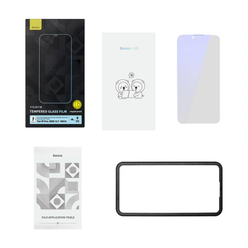 Kup Edzett üveg Baseus Anti Blue Light 0.4mm Apple iPhone 14 Pro Max - BSU3687 - {ean13} - Sklep Home Screen