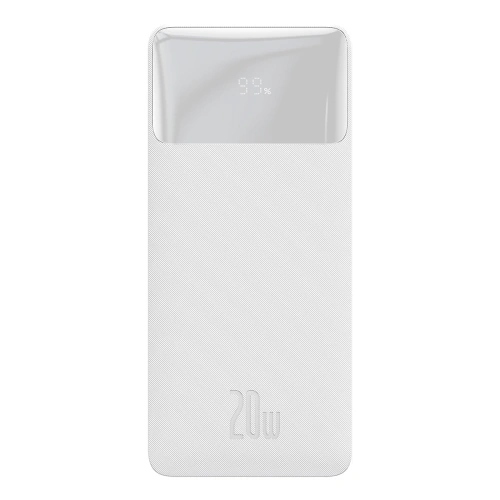 Kup Powerbank Baseus Bipow 20000mAh 20W bílý (Zahraniční edice) + kabel USB/microUSB 0.25m bílý - BSU3692 - {ean13} - Sklep Home Screen