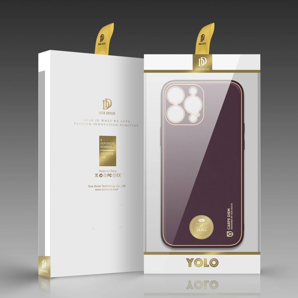 Etui Dux Ducis Yolo Apple iPhone 14 Pro fioletowy